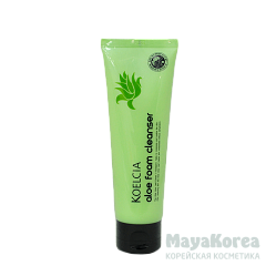 KOELCIA Aloe Foam Cleanser, 120g Успокаивающая очищающая пенка с экстрактом алоэ, 120г, KOELCIA