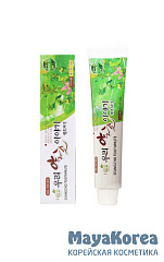 Зубная паста "Our Herb Story" Seangcho Green Tea Toothpaste с экстрактом зеленого чая 120г.