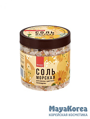 [BRADEX] Соль для ванны морская С ЦВЕТКАМИ КАЛЕНДУЛЫ, 600 г