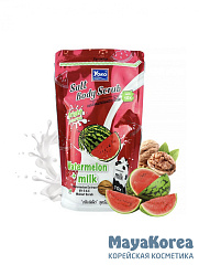 [YOKO] Скраб для тела солевой АРБУЗ И МОЛОКО с кожурой грецкого ореха Salt Body Scrub Watermelon+Milk, 350 гр