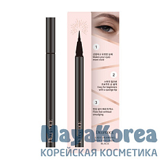 DEOPROCE EASY DRAWING PEN EYELINER BLACK Подводка-фломастер для глаз