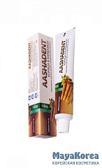 [AASHA HERBALS] Зубная паста КОРИЦА-КАРДАМОН укрепление эмали, 100 г