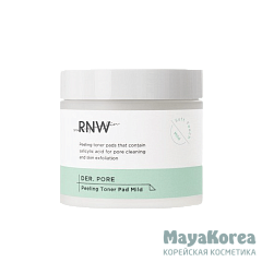 RNW DER.PORE PEELING TONER PAD MILD Отшелушивающие подушечки для лица 140мл
