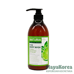 [NATURIA] Гель для душа МЯТА/ЛАЙМ Pure Body Wash (Wild Mint & Lime), 750 мл