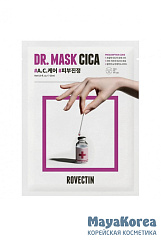 Rovectin  тканевая маска для лица с центеллой - Skin essentials Dr. mask cica, 25мл