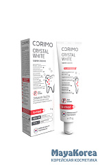 [CORIMO] Зубная паста профилактическая CRYSTAL WHITE для отбеливания зубов и удаления стойкого налета, 75 г