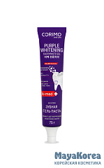 [CORIMO] Зубная гель-паста ЭФФЕКТ ЦВЕТОКОРРЕКЦИИ профилактическая отбеливающая, 75 г