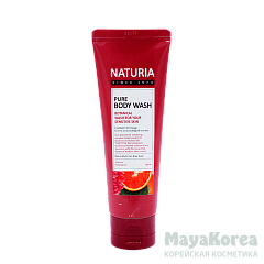 [NATURIA] Гель для душа КЛЮКВА/АПЕЛЬСИН Pure Body Wash (Cranberry & Orange), 100 мл