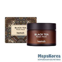 Лифтинг-маска против отеков с экстрактом черного чая Heimish BLACK TEA MASK PACK 110 мл