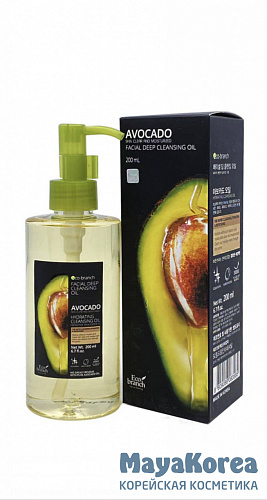 Гидрофильное масло для лица ЭКСТРАКТ АВОКАДО ECO BRANCH Deep Cleansing ...
