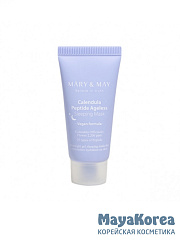 Ночная гелевая маска с календулой и пептидами Mary&May Calendula Peptide Ageless Sleeping Mask 30g