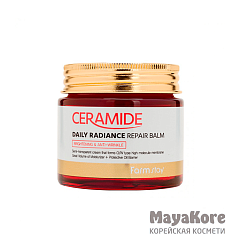 Укрепляющий крем-бальзам для лица c керамидами, 80г, FarmStay FarmStay Ceramide Daily Radiance Repair Balm, 80g