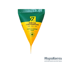 May Island Скраб для лица кислотный очищающий - 7 Days secret pore clear powder scrub, 5г