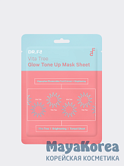 DR.F5 Витализирующая маска для выравнивания тона и сияния (23г) / Vita Tree Glow Tone Up Mask Sheet