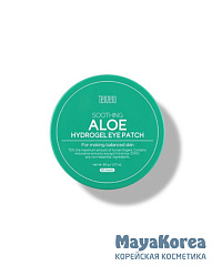 TENZERO SOOTHING ALOE HYDROGEL EYE PATCH Гидрогелевые патчи под глаза с алоэ 90гр(60шт)