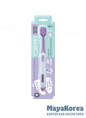 [CORIMO] Зубная щетка БЕЛИЗНА умеренно жесткая (цвета в ассортименте), 1 шт