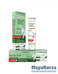 [CORIMO] Зубная паста профилактическая ЛЕЧЕБНЫЕ ТРАВЫ против кровоточивости десен, 75 г