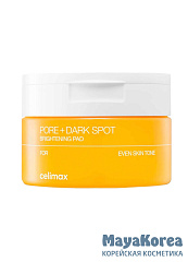 Celimax Тонер-пэды для лица выравнивающие тон кожи - Pore+dark spot brightening pad, 40шт