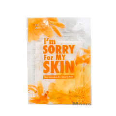 I'm Sorry For My Skin Маска тканевая с лепестками календулы - Real calendula revitalizing, 23мл