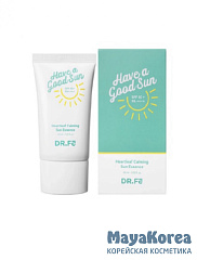 DR.F5 Эссенция солнцезащитная смягчающая - Heartleaf calming sun essence SPF50+ PA++++, 60мл