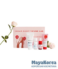 ROUND LAB Набор миниатюр очищение и упругость (30мл+20мл+10мл+20мл)
