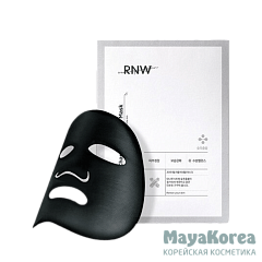 RNW PREMIUM CHARCOAL MINERAL MASK Тканевая маска для лица с минералами и  древесным углем 27g