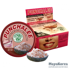 Panchalee Растительная зубная паста Панчале с гималайской розовой солью 25 г (Punchalee Himalayan Pink Salt Herbal Toothpaste) 25 g