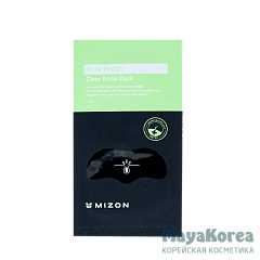 MIZON Pore Fresh Clear Nose Pack Патчи для носа очищающие 1шт