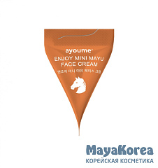 АЮМ MINI Крем для лица с лошадиным жиром Ayoume Enjoy Mini Mayu Face Cream