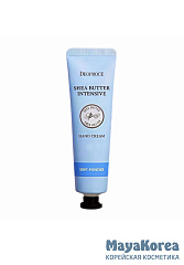 ДП HAND Крем для рук с маслом ши и запахом свежести DEOPROCE SHEA BUTTER INTENSIVE HAND CREAM SOFT POWDER 50g