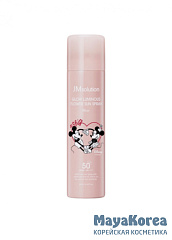 JMsolution Спрей для лица солнцезащитный - Disney collection heart marine luminous rose, 180мл