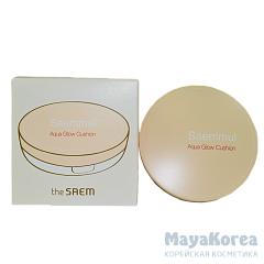 СМ Saemmul Основа-крем сияющая 02 Saemmul Aqua Glow Cushion 02 Natural Beige 15гр