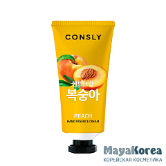 Consly Peach Hand Essence Cream, 100ml Крем-сыворотка для рук с экстрактом персика, 100мл, Consly