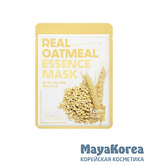FarmStay Маска тканевая для лица с овсом - Real oatmeal essence mask, 23мл