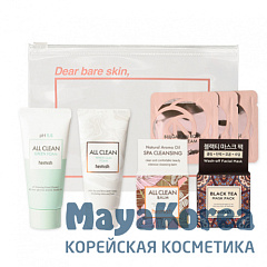Heimish Набор миниатюр для лица 5 предметов ALL CLEAN MINI KIT 5 30мл+30мл+5мл+5мл+1млX3