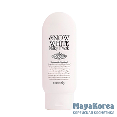 secret Key Маска для лица и тела отбеливающая SNOW WHITE Milky Pack