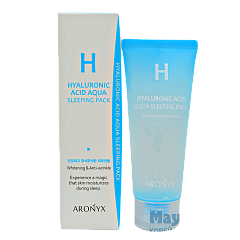 ARONYX Увлажняющая ночная маска с гиалуроновой кислотой (100мл) / Aronyx Hyaluronic Acid Aqua Sleeping Pack