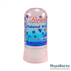 Rasyan Дезодорант-кристалл натуральный  (Crystal roll-on natural white) 80 g
