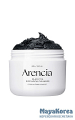 Пенка для глубокого очищения кожи Arencia Black Tea Rice Mochi Cleanser 120g