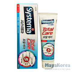 LN Systema Паста зубная комплексный уход "Systema total care" со вкусом мяты, 120 г