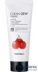 TONYMOLY CLEAN DEW Acerola Foam Cleanser Очищающая пенка для умывания с экстрактом ацелоры