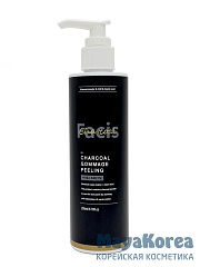 JIGOTT FACIS CHARCOAL GOMMAGE PEELING Скатка для лица с черным углем 200мл