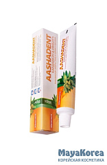 [AASHA HERBALS] Зубная паста КАРДАМОН-ИМБИРЬ комплексная защита, 100 г