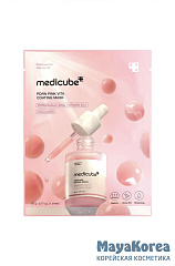 Medicube Увлажняющая тканевая маска для сияния с PDRN Pink Vita Coating Mask 22г