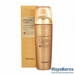 TONYMOLY INTENSE CARE Gold 24K Snail Toner Тонер для лица с муцином улитки и коллоидным золотом