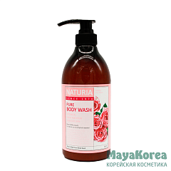 [NATURIA] Гель для душа РОЗА/РОЗМАРИН Pure Body Wash(Rose & Rosemary), 750 мл