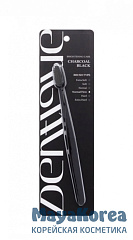 [DENTIQUE] Зубная щетка ЧЕРНЫЙ УГОЛЬ повышенная жесткость Dentique Toothbrush Charcoal Black, 1 шт.