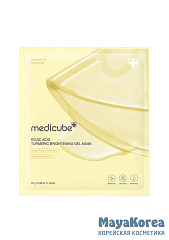 Маска гидрогелевая для сияния кожи Medicube Kojic Acid Turmeric Brightening Gel Mask 28г